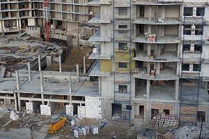 Ход строительства февраль 2017 Апартаменты "Аквамарин" фото 3