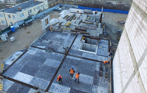 Ход строительства январь 2017 ЖК "Шишкин" фото 4