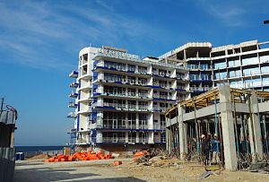 Ход строительства ноябрь 2016 Апартаменты "Аквамарин" фото 1