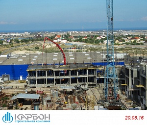 Ход строительства август 2016 ЖК "Евро Сити" фото 1