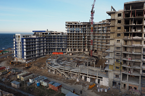 Ход строительства февраль 2017 Апартаменты "Аквамарин" фото 5