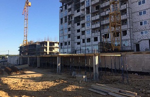 Ход строительства июль 2017 ЖК "Дергачев" фото 2
