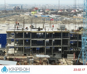 Ход строительства февраль 2017 ЖК "Евро Сити" фото 6