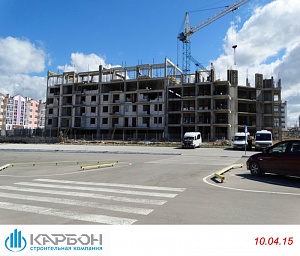 Ход строительства апрель 2015 ЖК "Евро Сити" фото 1