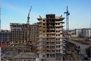 Ход строительства февраль 2017 Апартаменты "Аквамарин" фото 2