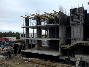 Ход строительства январь 2018 ЖК "Дергачев" фото 2