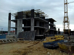 Ход строительства январь 2018 ЖК "Дергачев" фото 1