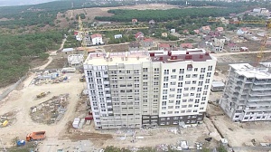 Ход строительства октябрь 2017 ЖК "Дергачев" фото 5