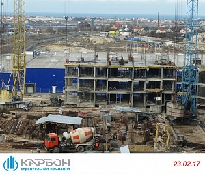 Ход строительства февраль 2017 ЖК "Евро Сити" фото 4