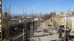 Ход строительства январь 2014 ЖК "Мегаполис" фото 1