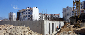 Ход строительства август 2014 ЖК "Престиж" фото 1