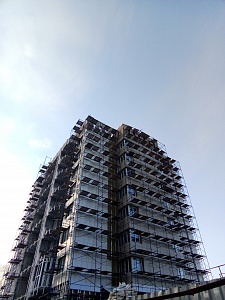 Ход строительства январь 2018 ЖК "Мегаполис" фото 4