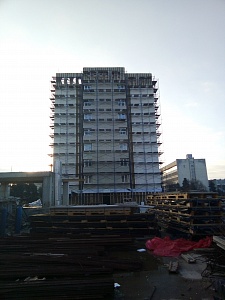 Ход строительства январь 2018 ЖК "Мегаполис" фото 1