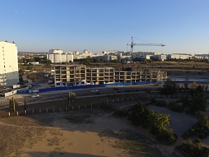 Ход строительства Вид со стороны ул. Колобова ЖК "Куприн" фото 1