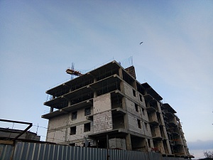 Ход строительства январь 2018 ЖК "Мегаполис" фото 5