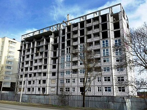 Ход строительства февраль 2018 ЖК "Дергачев" фото 9