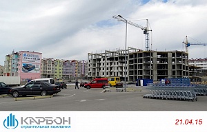 Ход строительства апрель 2015 ЖК "Евро Сити" фото 7