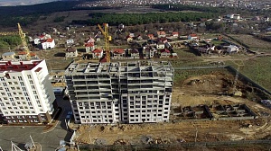 Ход строительства декабрь 2017 ЖК "Дергачев" фото 2