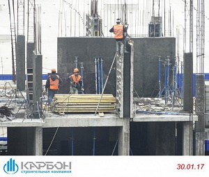 Ход строительства январь 2017 ЖК "Евро Сити" фото 5