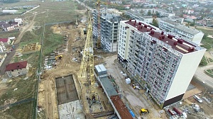 Ход строительства ноябрь 2017 ЖК "Дергачев" фото 1