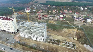 Ход строительства ноябрь 2017 ЖК "Дергачев" фото 6