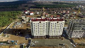 Ход строительства декабрь 2017 ЖК "Дергачев" фото 6