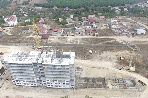 Ход строительства октябрь 2017 ЖК "Дергачев" фото 2