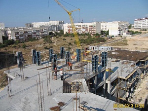 Ход строительства август 2013 ЖК "Евро Сити" фото 2