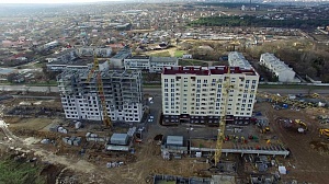 Ход строительства декабрь 2017 ЖК "Дергачев" фото 8