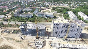 Ход строительства сентябрь 2017 ЖК "Дергачев" фото 5