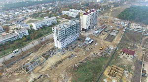 Ход строительства ноябрь 2017 ЖК "Дергачев" фото 7
