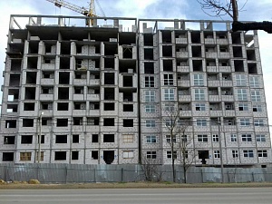 Ход строительства февраль 2018 ЖК "Дергачев" фото 2