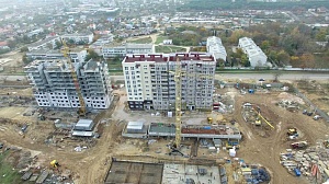 Ход строительства ноябрь 2017 ЖК "Дергачев" фото 4