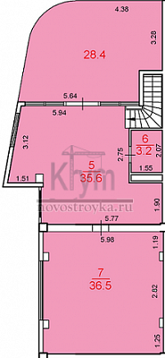 Квартира 103.7  стоимостью 6222000 рублей в АПАРТАМЕНТЫ «ФИОЛЕНТ»    Севастополь Крым  