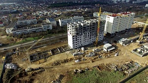 Ход строительства декабрь 2017 ЖК "Дергачев" фото 10